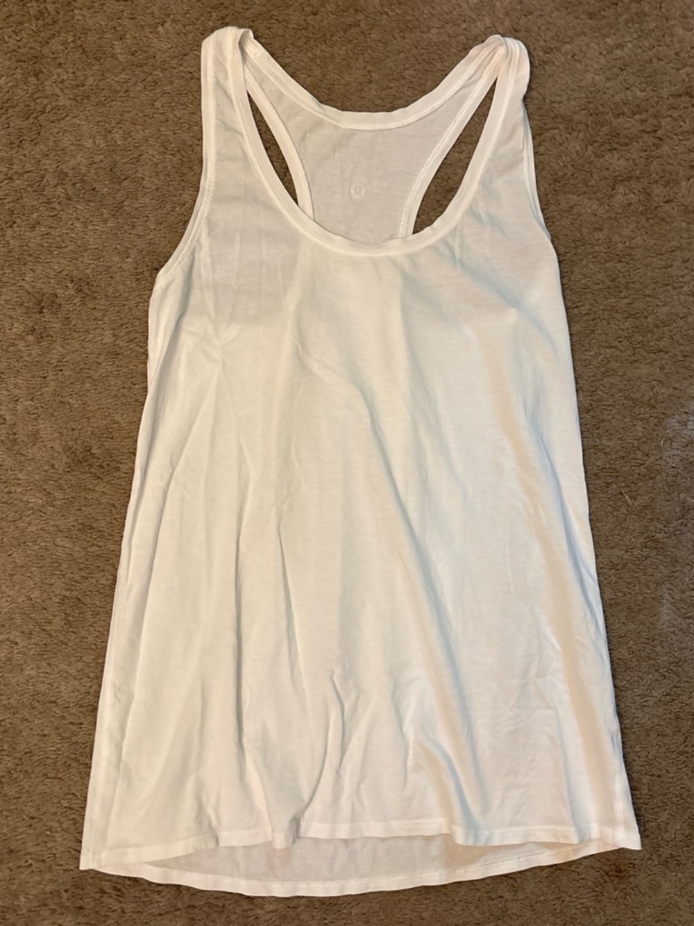 lululemon athletica White Racerback Love Tank